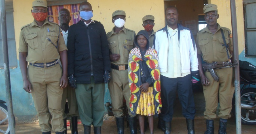 Survivor of female genital mutilation rescued by the organization and returned to school.